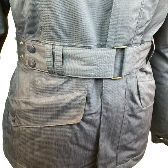 North Face HyVent 550 Down Womens S/P Hooded Belted Winter Jacket Lavender - Picture 10 of 13